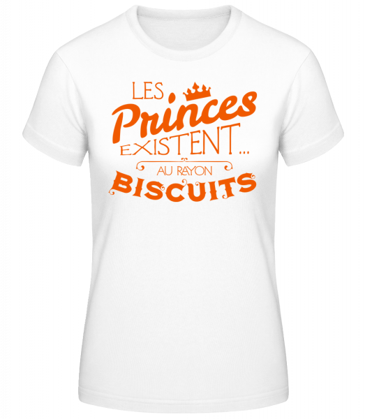 Les Princes Existent - T-shirt standard femme - Blanc - Vorn