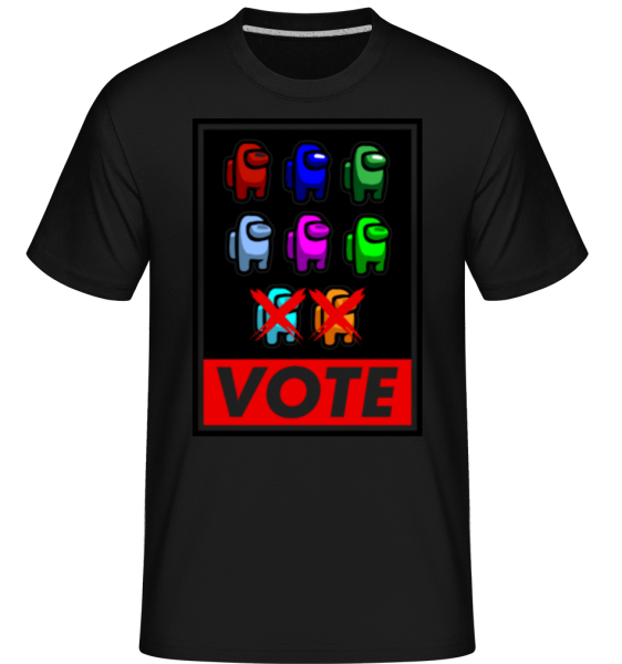Vote Among Us -  T-Shirt Shirtinator homme - Noir - Devant