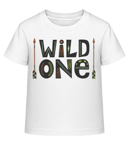 Wild One - T-shirt shirtinator Enfant - Blanc - Devant
