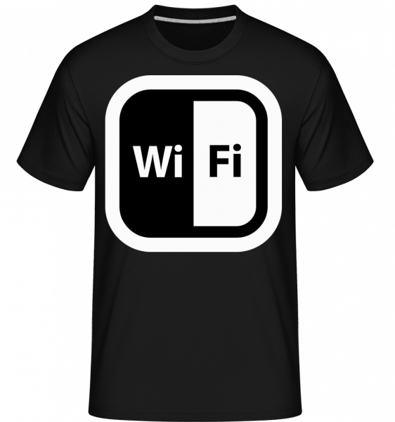 WiFi Icon Black/White -  T-Shirt Shirtinator homme - Noir - Vorn