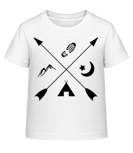 Hipster Pfeile - T-shirt shirtinator Enfant - Blanc - Devant