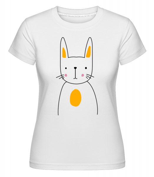 Lapin Mignon -  T-shirt Shirtinator femme - Blanc - Vorn