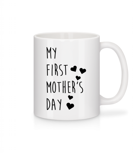My First Mother's Day - Mug en céramique blanc - Blanc - Vorn