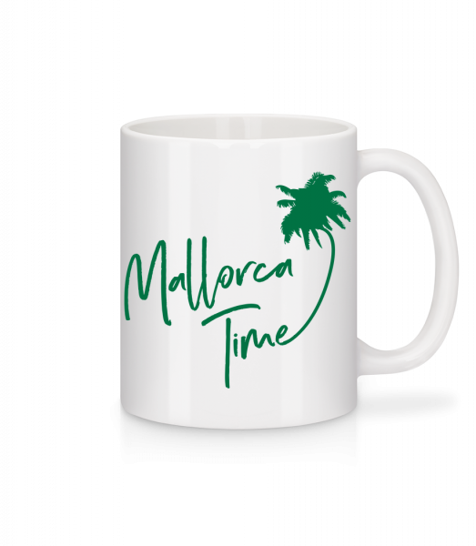 Mallorca Time - Mug en céramique blanc - Blanc - Vorn