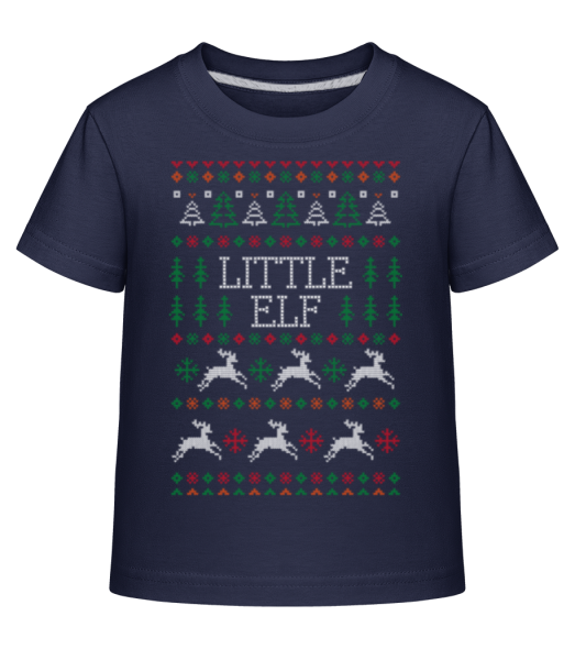 Little Elf - T-shirt shirtinator Enfant - Bleu marine - Devant