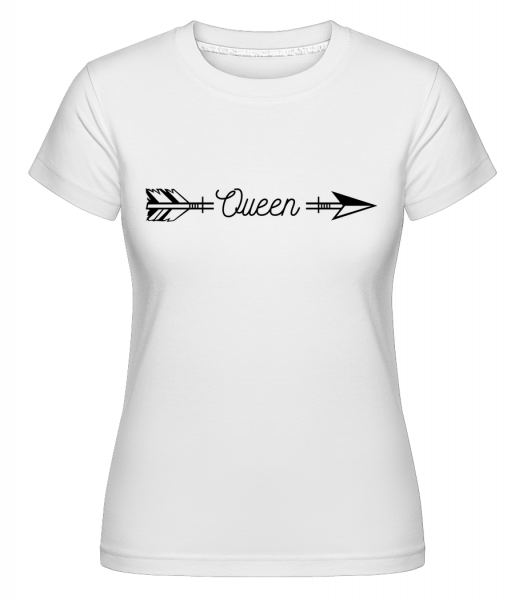 Queen Arrow -  T-shirt Shirtinator femme - Blanc - Vorn