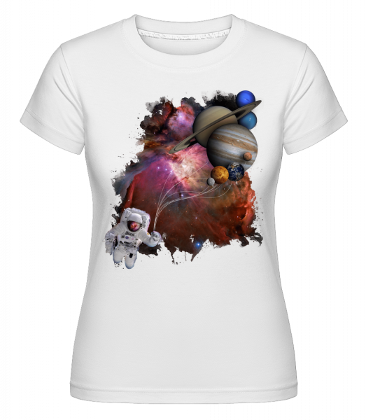 Austronate Dans L'Éspace -  T-shirt Shirtinator femme - Blanc - Vorn