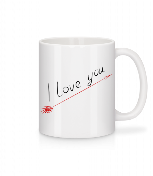 I Love You - Mug en céramique blanc - Blanc - Vorn