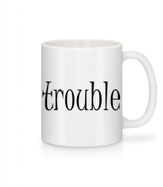 Trouble Makers Partner - Mug en céramique blanc - Blanc - Devant