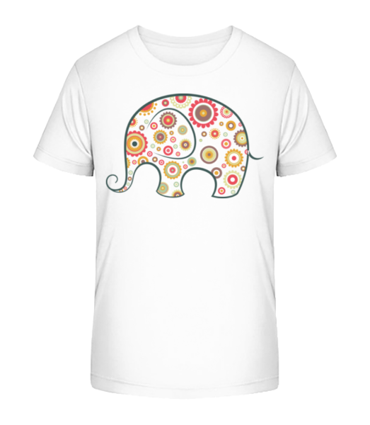 Elephant Kids Comic - T-shirt bio Enfant Stanley Stella - Blanc - Devant