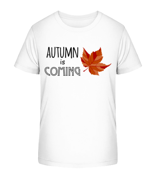 Autumn Is Coming - T-shirt bio Enfant Stanley Stella - Blanc - Devant