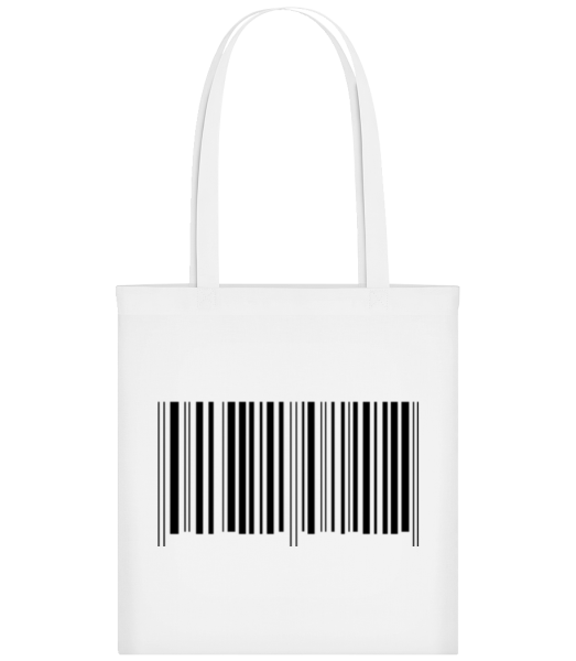 Barcode - Tote Bag - Blanc - Devant