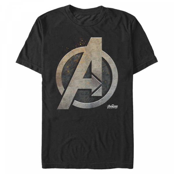 Marvel - Avengers Infinity War - Avengers Steal Shield - Homme T-shirt - Noir - Devant