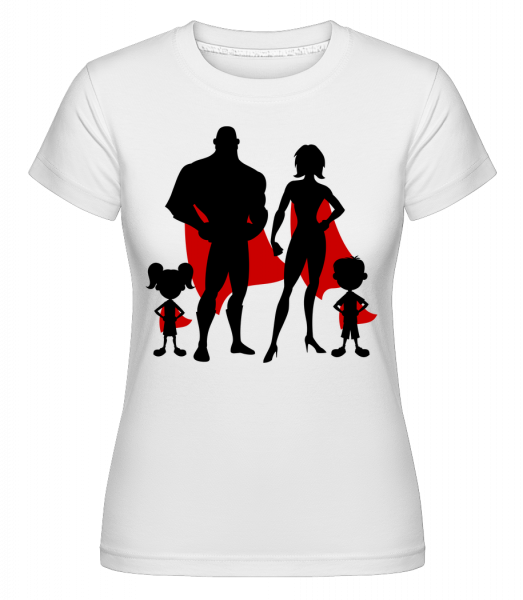 Superhero Family -  T-shirt Shirtinator femme - Blanc - Vorn