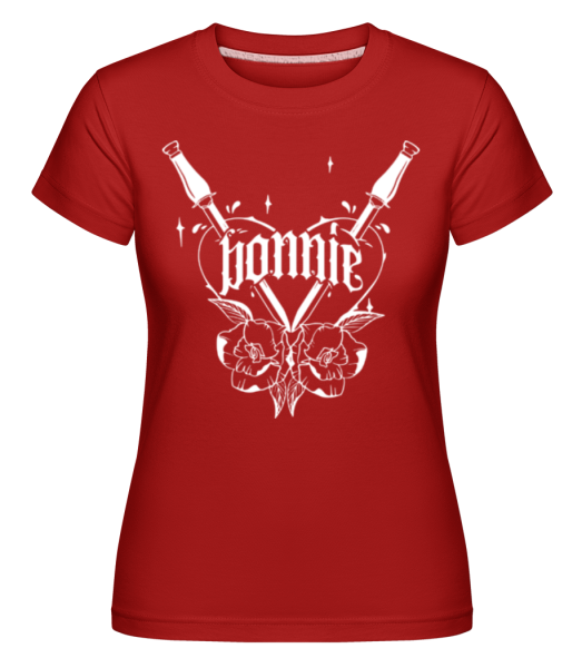 Bonnie -  T-shirt Shirtinator femme - Rouge - Devant