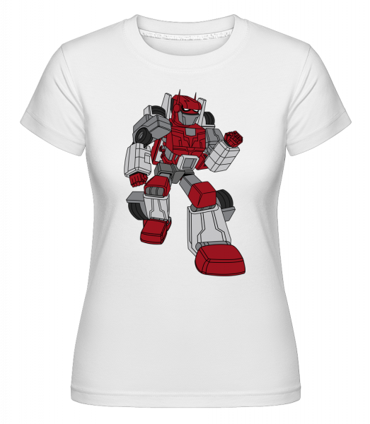 Robot De Voiture -  T-shirt Shirtinator femme - Blanc - Vorn