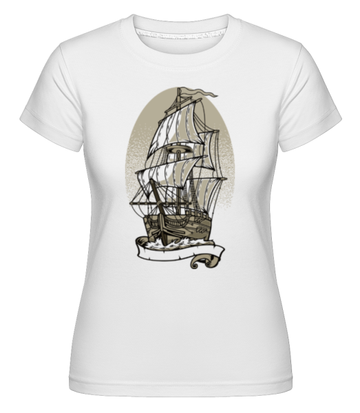 Ship -  T-shirt Shirtinator femme - Blanc - Devant