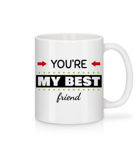 You're My Best Friend - Mug en céramique blanc - Blanc - Devant
