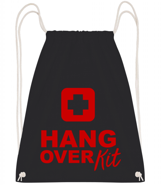 Hangover Kit - Sac à dos Drawstring - Noir - Vorn