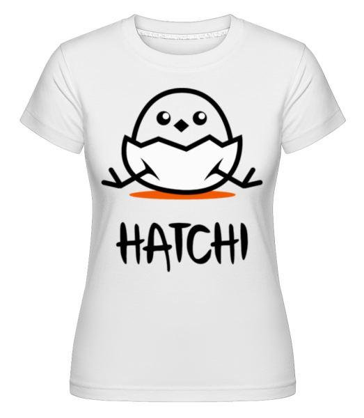 Hatchi - Œuf Cassé -  T-shirt Shirtinator femme - Blanc - Devant