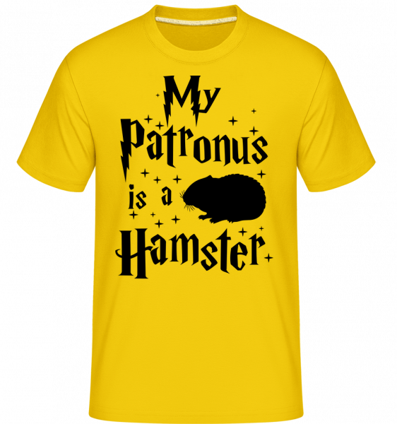 My Patronus Is A Hamster -  T-Shirt Shirtinator homme - Jaune doré - Vorn