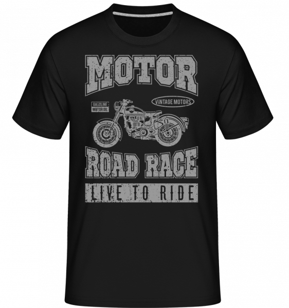 Motor Road Race -  T-Shirt Shirtinator homme - Noir - Vorn