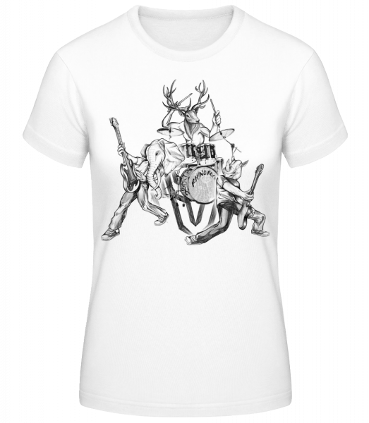 Bande Sauvage - T-shirt standard Femme - Blanc - Vorn