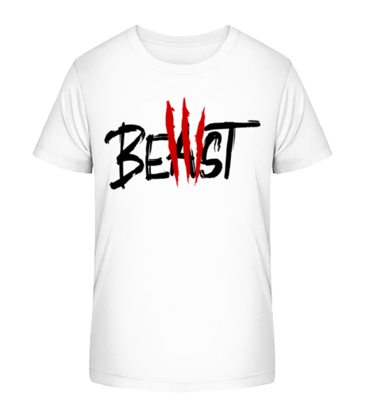 Beast - T-shirt bio Enfant Stanley Stella - Blanc - Devant