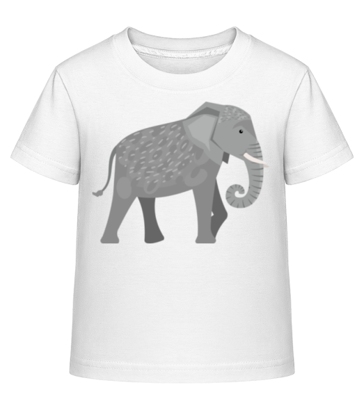 Éléphant - T-shirt shirtinator Enfant - Blanc - Devant