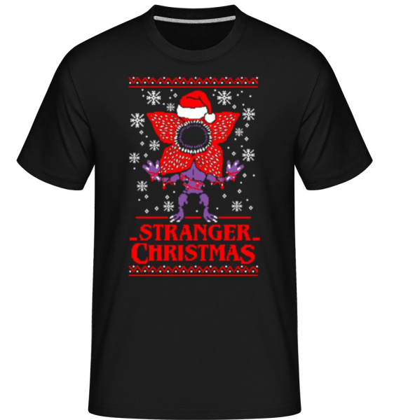 Ugly Stranger Christmas -  T-Shirt Shirtinator homme - Noir - Devant