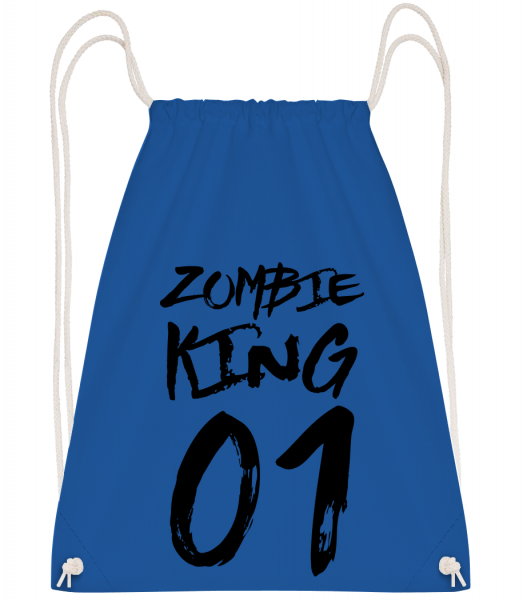 Zombie King - Sac à dos Drawstring - Bleu royal - Vorn