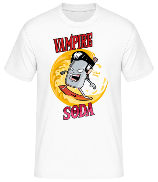 Vampire Soda - T-shirt standard Homme - Blanc - Devant