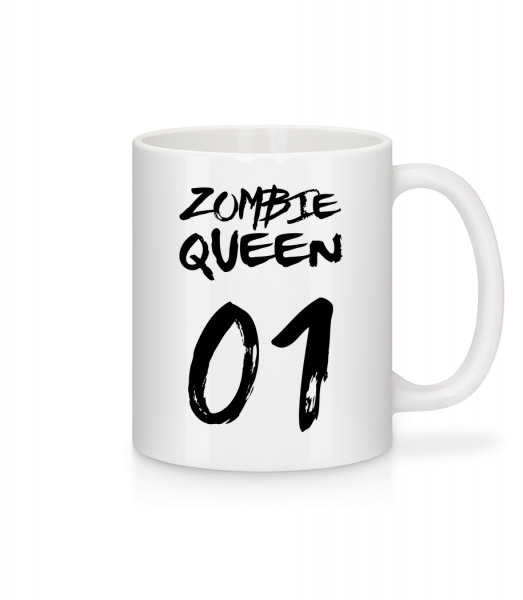 Zombie Queen - Mug en céramique blanc - Blanc - Vorn
