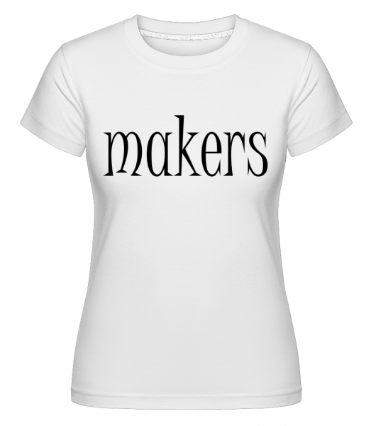 Trouble Makers Partner -  T-shirt Shirtinator femme - Blanc - Vorn