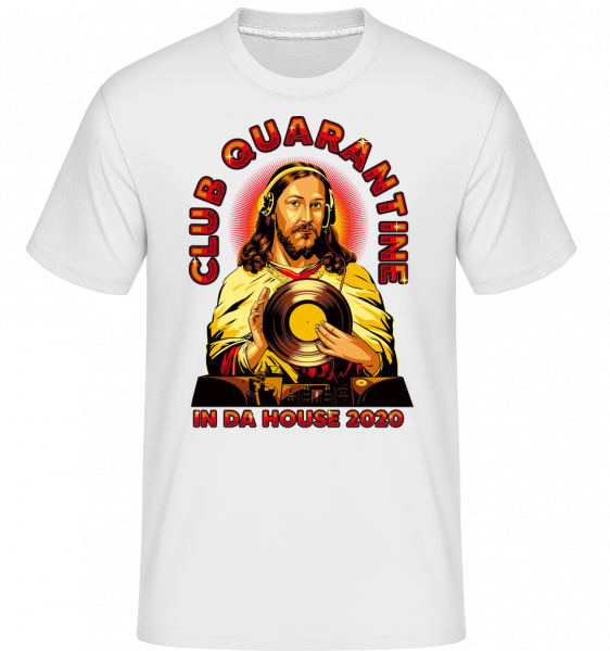 Club Quarantine -  T-Shirt Shirtinator homme - Blanc - Vorn