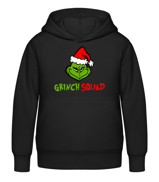 Grinch Squad - Sweat à capuche Enfant - Noir - Devant