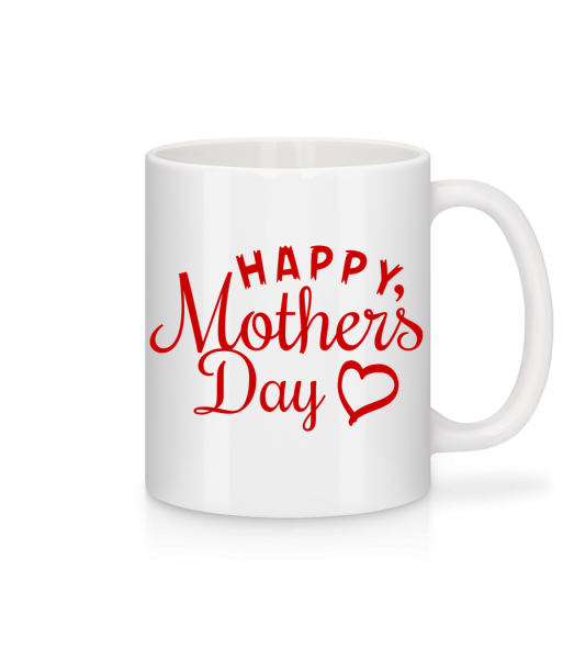 Happy Mother's Day - Mug en céramique blanc - Blanc - Vorn