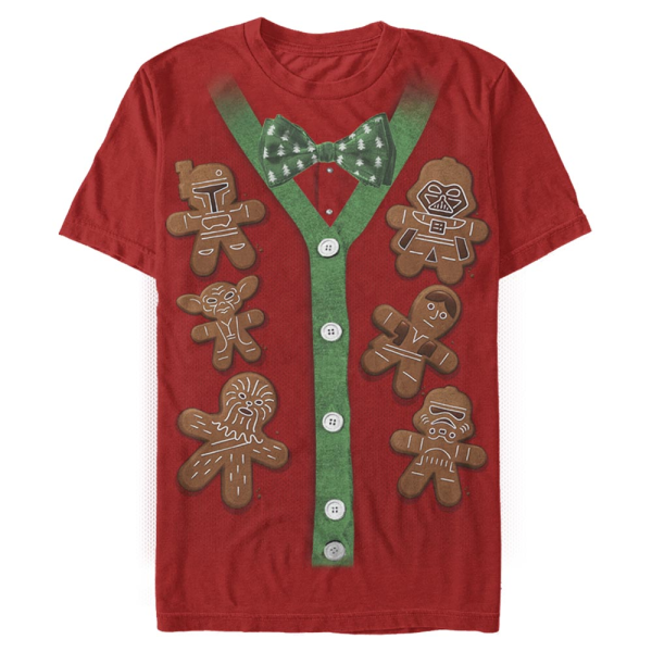 Star Wars - Skupina Xmas Cookies - Christmas - Homme T-shirt - Rouge - Devant