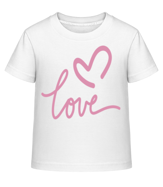 Love - T-shirt shirtinator Enfant - Blanc - Devant