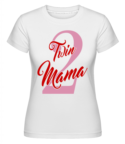 Twin Mama -  T-shirt Shirtinator femme - Blanc - Vorn