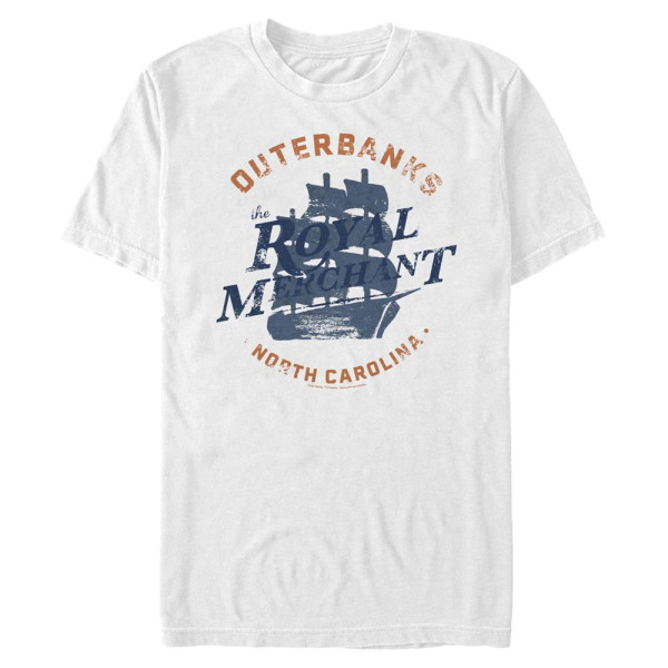 Netflix - Outer Banks - Logo The Royal Merchant - Homme T-shirt - Blanc - Devant