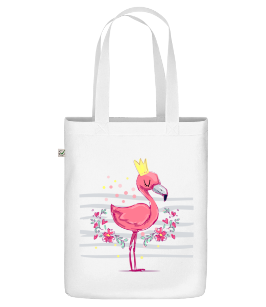 Royal Flamingo - Sac en toile bio - Blanc - Devant
