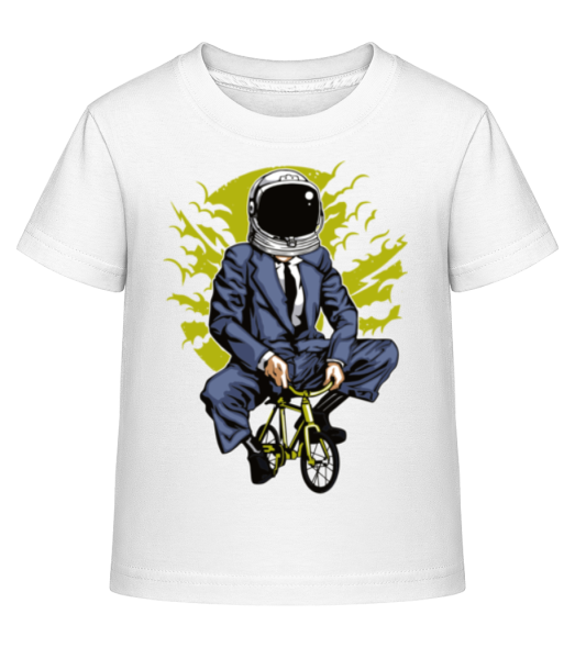 Bike To The Moon - T-shirt shirtinator Enfant - Blanc - Devant