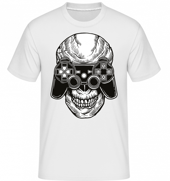 Skull Gamers -  T-Shirt Shirtinator homme - Blanc - Vorn