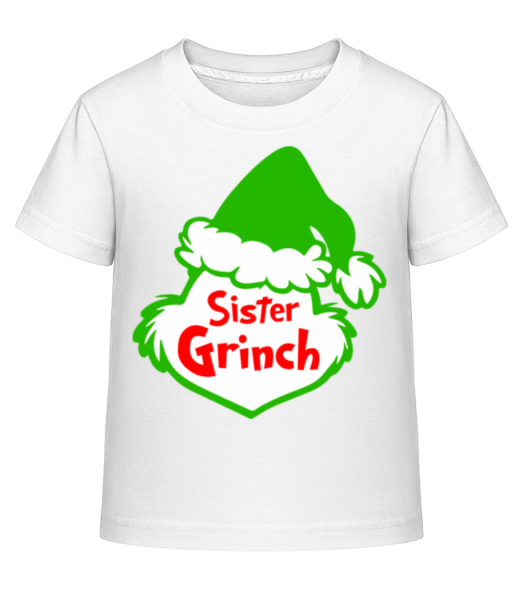 Sister Grinch - T-shirt shirtinator Enfant - Blanc - Devant