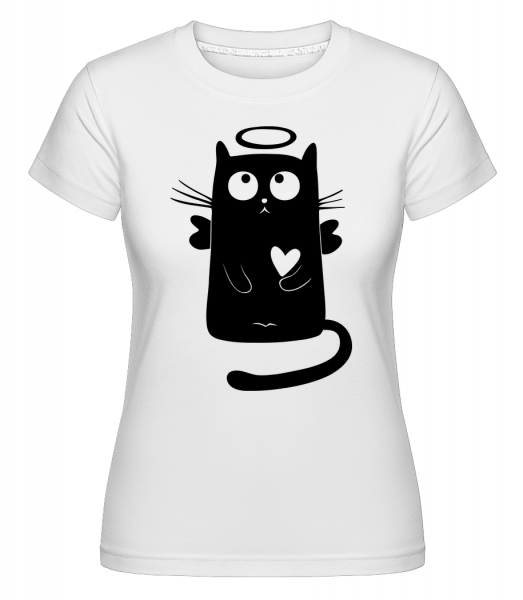 Ange Chat -  T-shirt Shirtinator femme - Blanc - Vorn