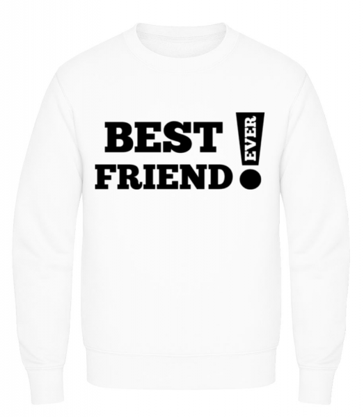 Best Friend Ever! - Sweatshirt Homme - Blanc - Devant