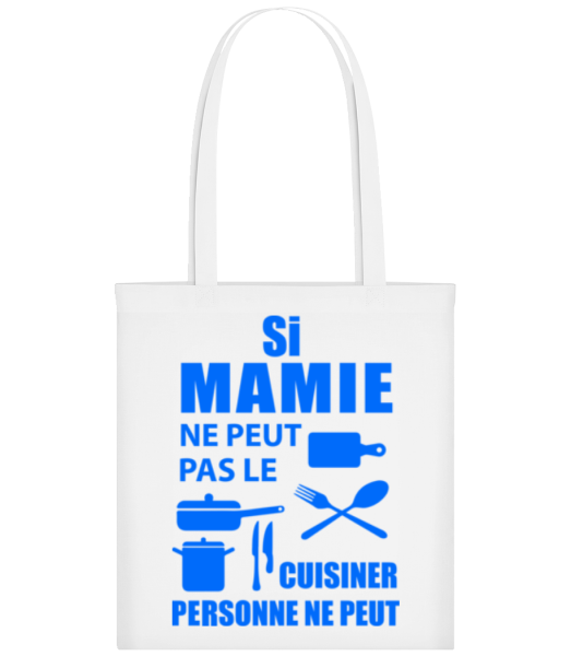 Mamie Sais Tout Cuisiner - Tote Bag - Blanc - Devant