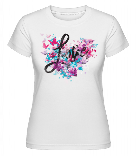 Love -  T-shirt Shirtinator femme - Blanc - Vorn