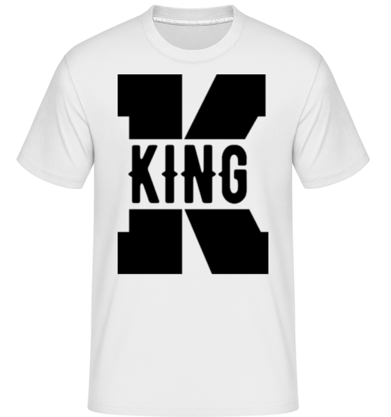 King K -  T-Shirt Shirtinator homme - Blanc - Devant